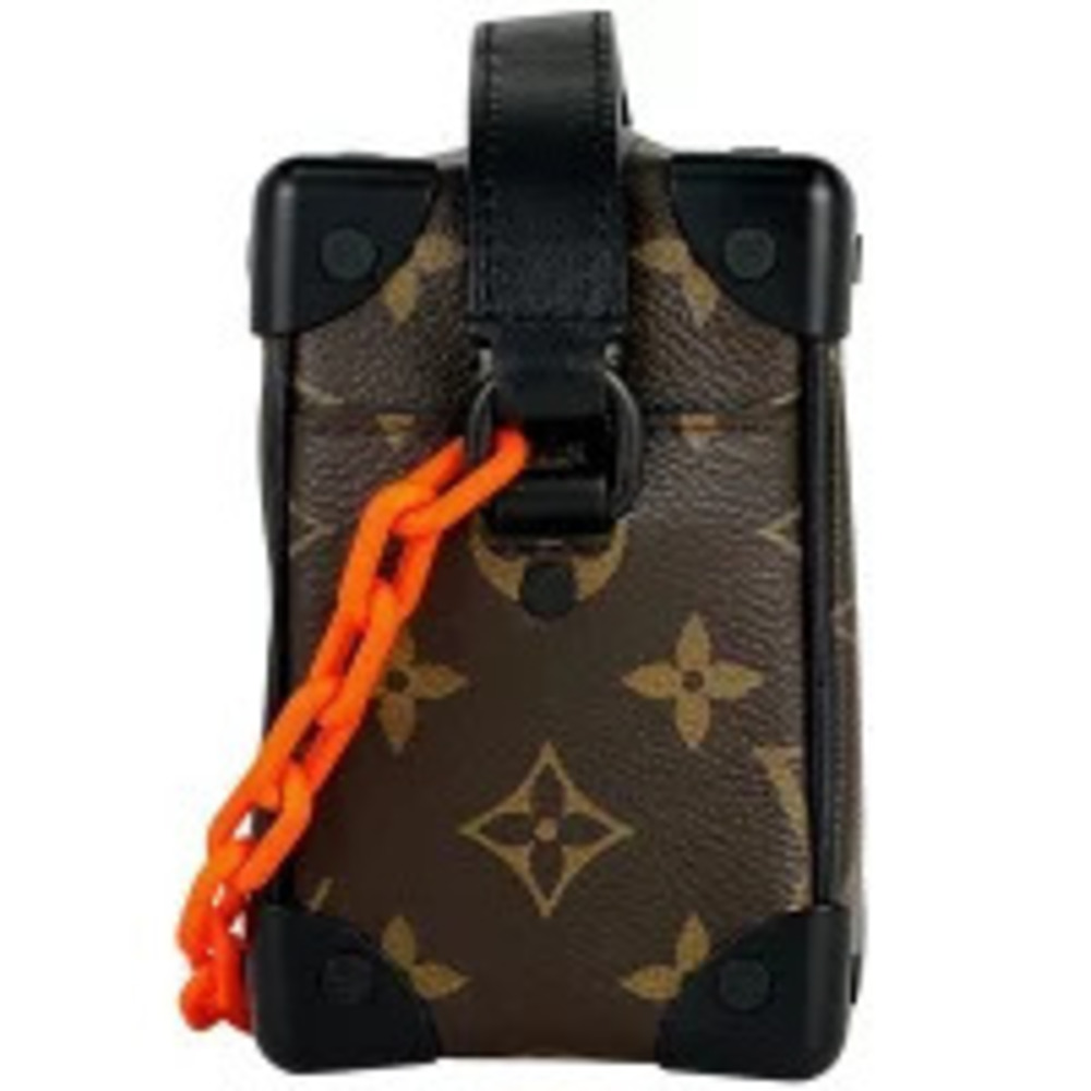Louis Vuitton Soft Chain Brown Shoulder Orange Monogram Trunk Solar Ray Bag